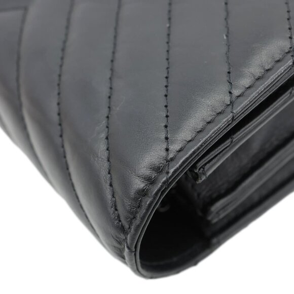 Chanel  Reissue Chevron Leather Wallet On Chain Black - Picture 9 of 15